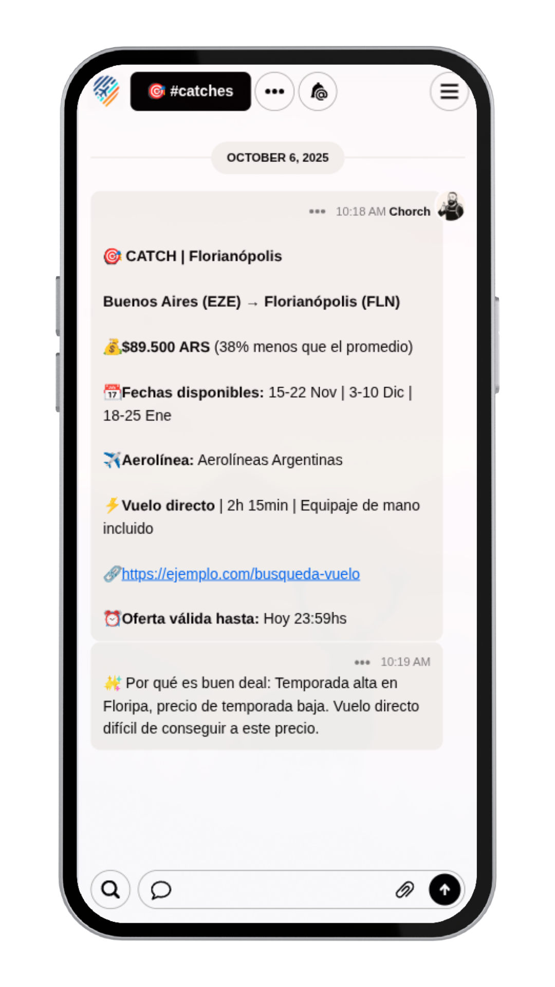FlightHunters App Mockup